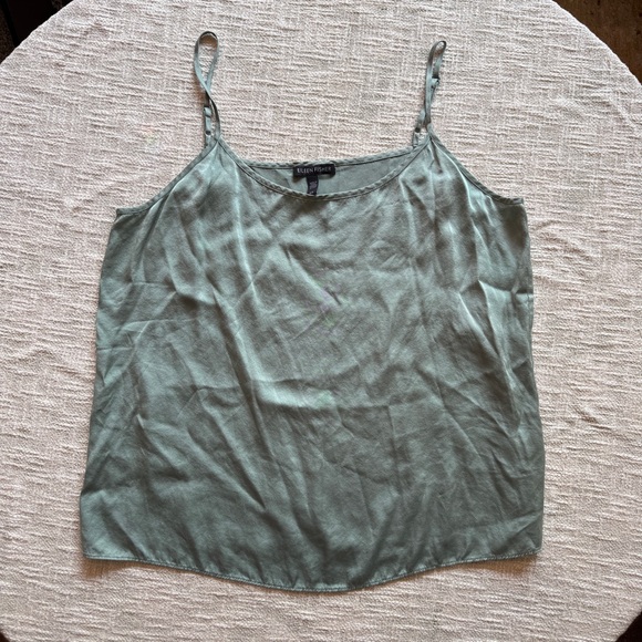 Eileen Fisher Silk Camisole Elm - Picture 6 of 7